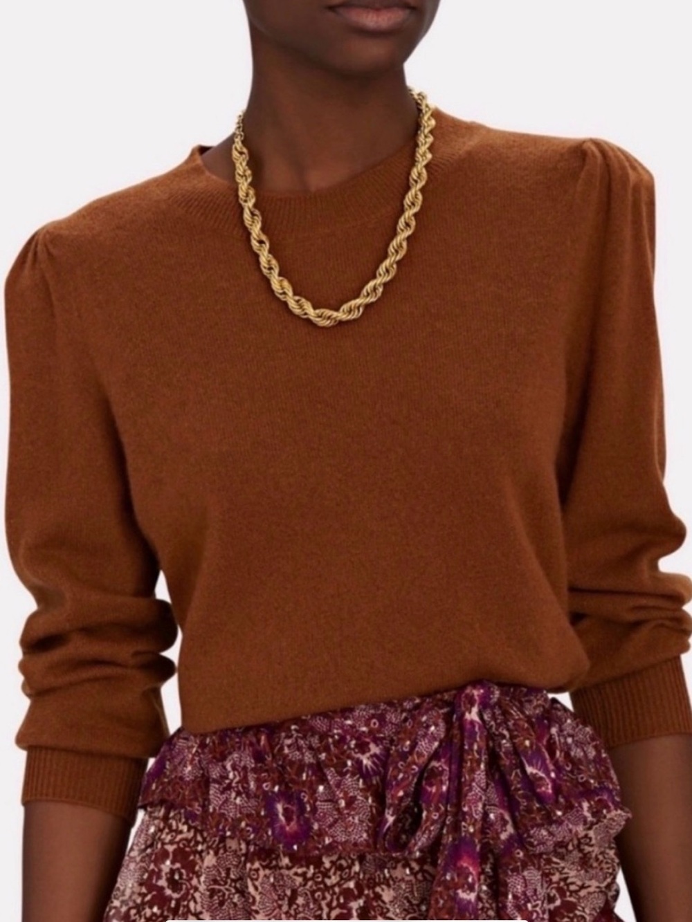 Veronica Beard Nelia Cashmere Crewneck Sweater